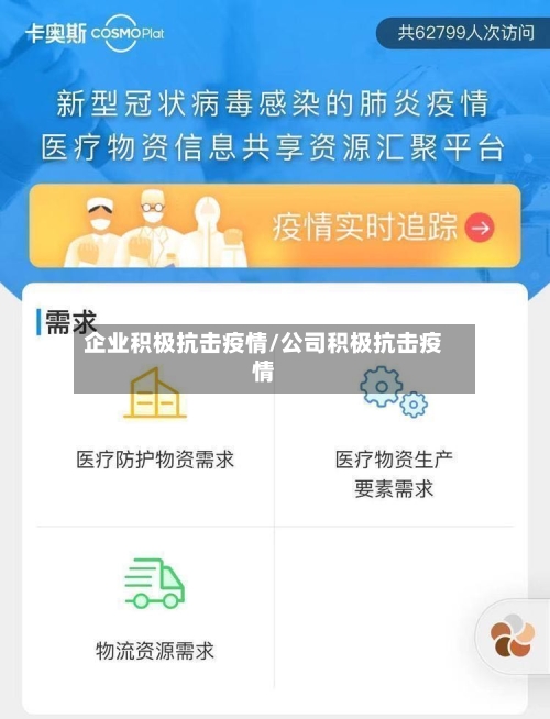 企业积极抗击疫情/公司积极抗击疫情