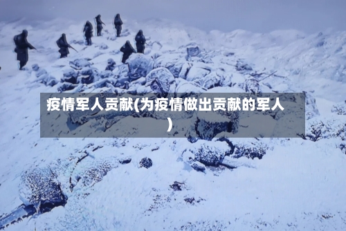 疫情军人贡献(为疫情做出贡献的军人)