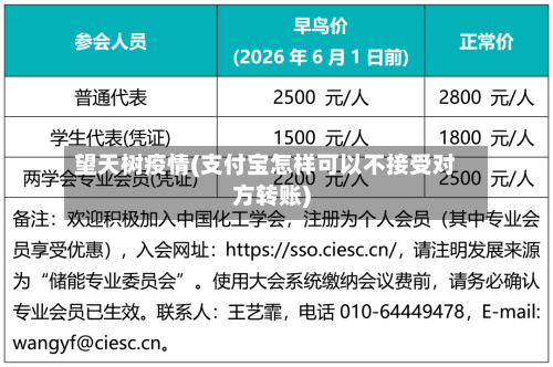望天树疫情(支付宝怎样可以不接受对方转账)